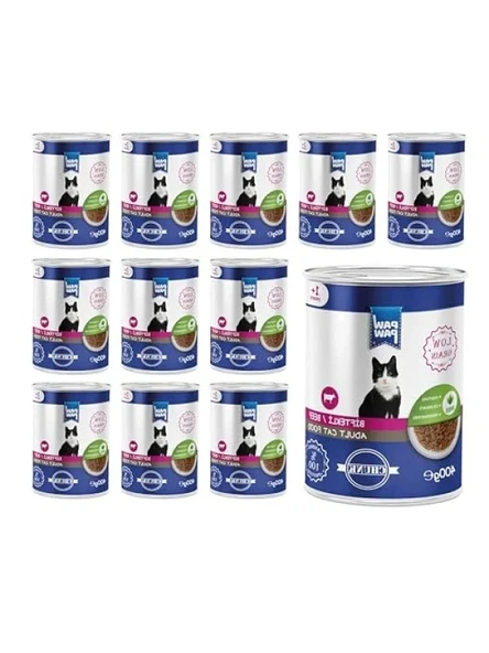 Jöleli Biftekli Konserve Mama - 400 Gr x 12 Adet ürün görseli 1