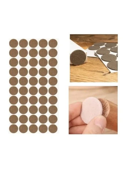 Kendinden Yapışkanlı Zemin Koruyucu Keçe - Kahverengi (20mm) ürün görseli 1