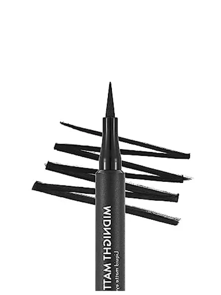Midnight Matte Siyah Eyeliner - Likit Formül - Resim 2