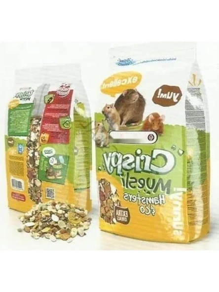 Crispy Muesli Hamster & Co 400 Gram - Resim 3
