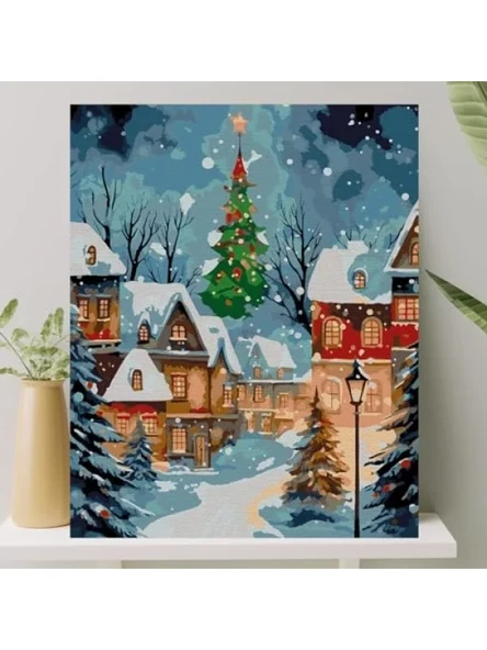 Sayılarla Boyama Tuval Seti (40x50 cm) ürün görseli 1