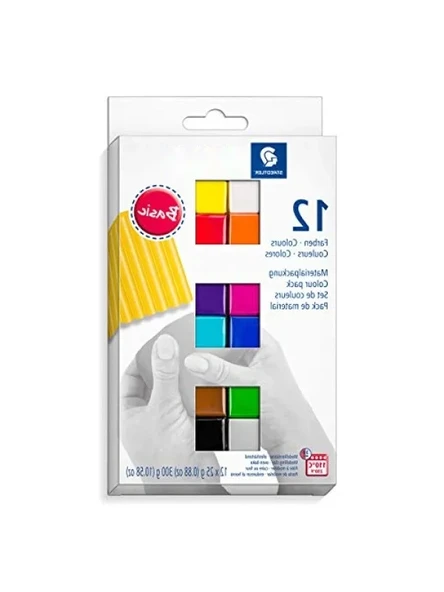 12 Renkli Modelleme Kili Seti – Fimo Soft ürün görseli 1