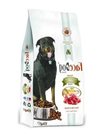 Kuzu Etli ve Pirinçli Yetişkin Köpek Maması 15 Kilogram ürün görseli 1