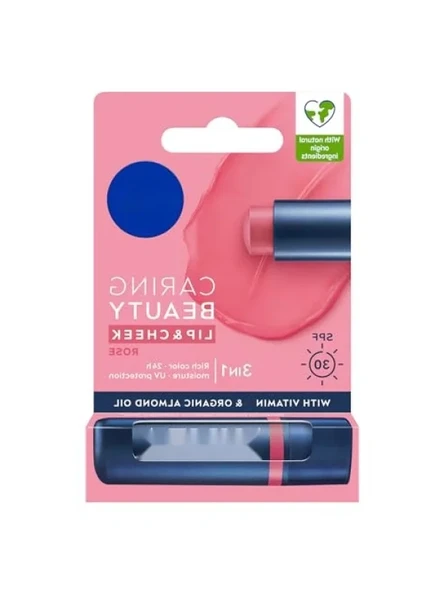 Renkli Nemlendirici Dudak Bakım Kremi 4.8gr, SPF30, Allık Etkisi ürün görseli 1
