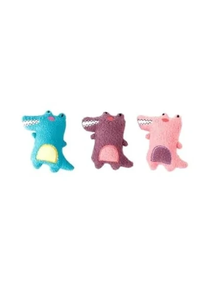 Peluş Kertenkele Figürlü Kedi Oyuncağı - 9 cm ürün görseli 1
