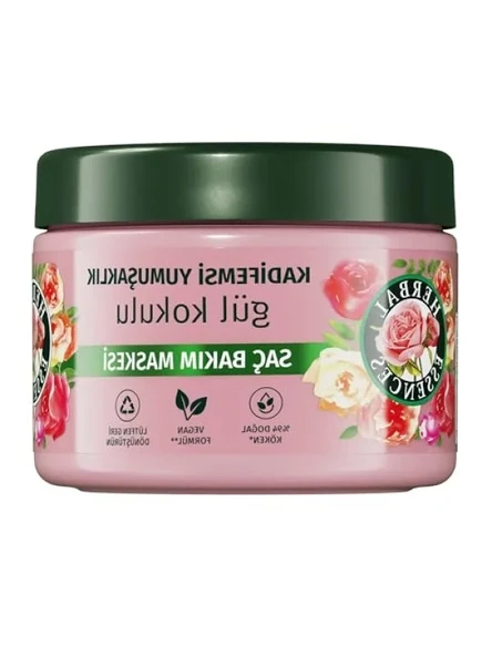 Gül Kokulu Saç Bakım Maskesi - 300ml Kadifemsi Yumuşaklık İçin ürün görseli 1