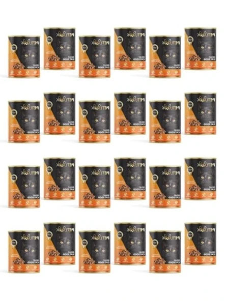 Tavuk Etli Konserve Kedi Maması, 415 gr, 24 Adet ürün görseli 1