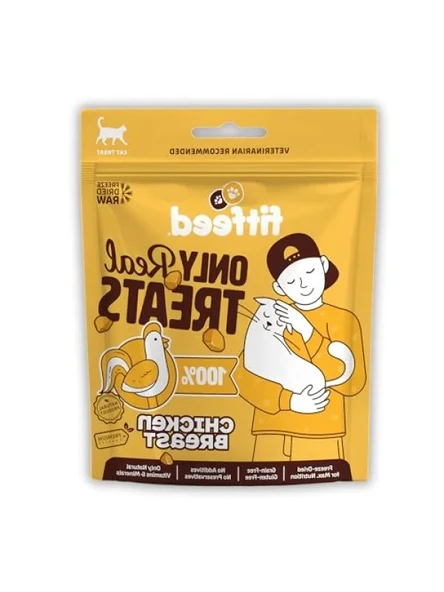 Dondurulmuş Çiğ Tavuk Göğsü Kedi Ödül Maması 40g ürün görseli 1