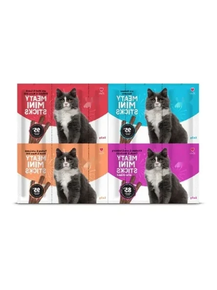 Mini Sticks Kedi Ödül Maması 4 Çeşit, 5 Adet x 2 gr ürün görseli 1