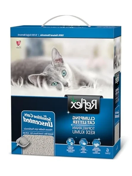 Doğal Bentonit Kedi Kumu, 6 L ürün görseli 1