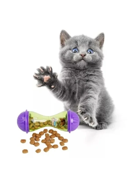 Kedi ve Köpek Ödül Maması Oyuncağı - Kum Saati 4,5x11 cm ürün görseli 1