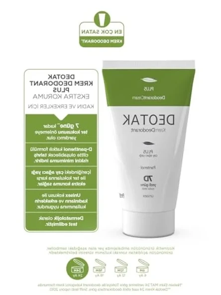 Ekstra Koruma Sağlayan Krem Deodorant - 35 ml - Resim 3
