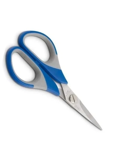 Lacivert 14 cm Profesyonel Makas - Resim 3