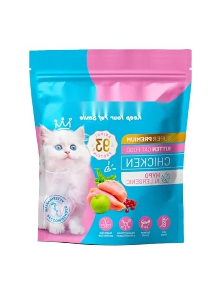 Hipoalerjenik ve Düşük Tahıllı Yavru Kedi Maması - Tavuklu, 1,5 Kg ürün görseli 1