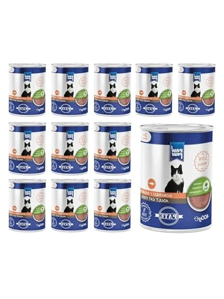 Somonlu Yaş Kedi Maması - 400 Gr x 12 Adet ürün görseli 1