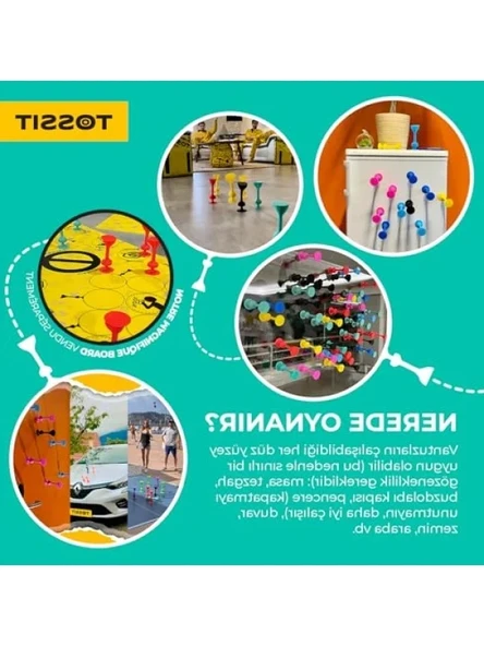 Taşınabilir Silikon Vantuz Dart Oyunu - Resim 3
