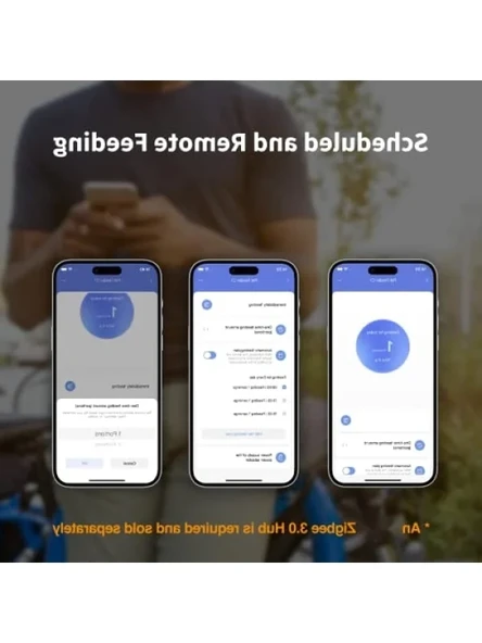 Akıllı Yem Otomatı - Programlanabilir, Zigbee 3.0 HUB Gerektirir - Resim 2