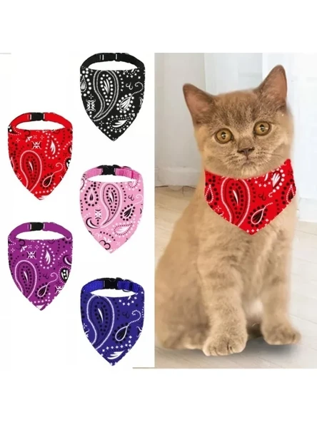 Kedi Boyun Tasması - Kırmızı, Tokalı Model ürün görseli 1