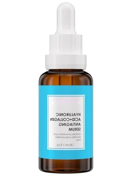 Kolajen ve Hyalüronik Asit İçeren Cilt Bakım Serumu (30 ml) ürün görseli 1