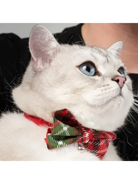 Ayarlanabilir Papyonlu Kedi Tasması ürün görseli 1