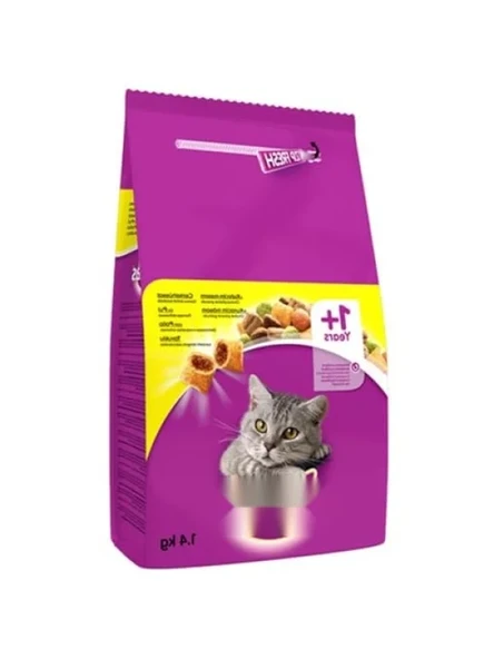 Tavuklu ve Sebzeli Yetişkin Kuru Kedi Maması, 1,4 Kg ürün görseli 1