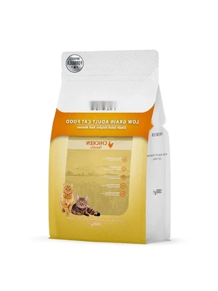 Düşük Tahıllı Tavuklu Yetişkin Kedi Maması - 1 kg ürün görseli 1