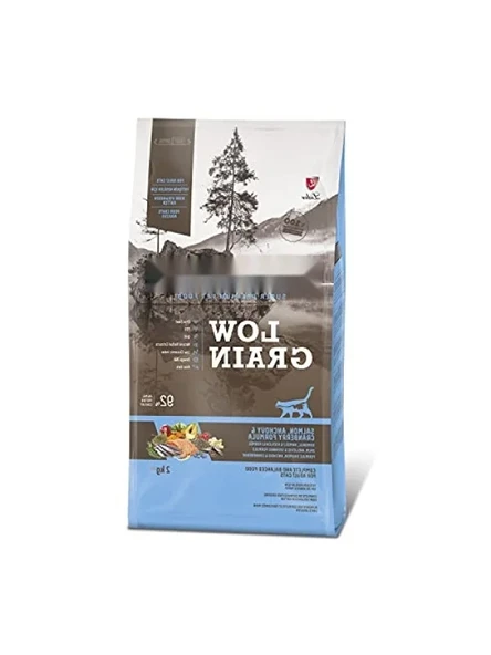 Düşük Tahıllı Somon ve Yaban Mersinli Kedi Maması 2kg ürün görseli 1