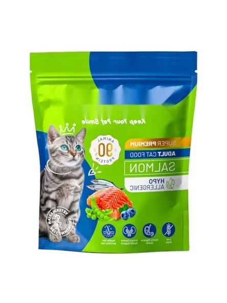 Somonlu Süper Premium Kedi Maması, 1,5 Kg - Hipoalerjenik ürün görseli 1