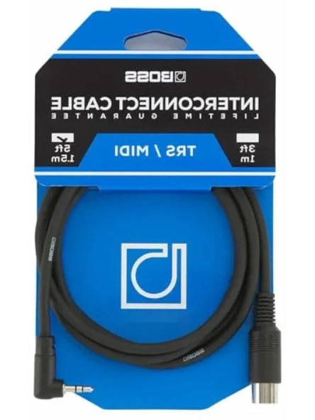 3,5 mm TRS Erkek - 5 Pin DIN MIDI Kablo, 5 Ayak Uzunluk ürün görseli 1