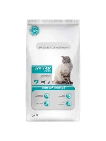 Hassas Yetişkinler İçin Somonlu Kedi Maması ürün görseli 1