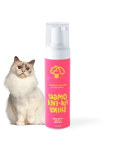 Kedi Tüy Dökülmesi Önleyici Köpük Şampuan - 200 ML ürün görseli 1