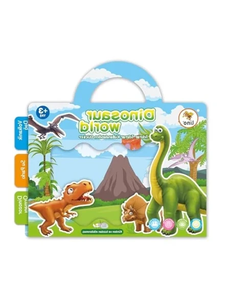 Yeniden Kullanılabilir Dinozor Temalı Sticker Seti ürün görseli 1