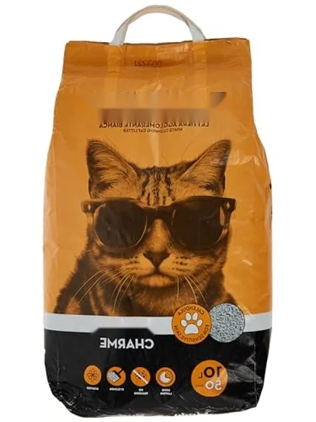 Kadife Çiçeği ve Amber Kokulu İri Tane Kedi Kumu 10 LT ürün görseli 1