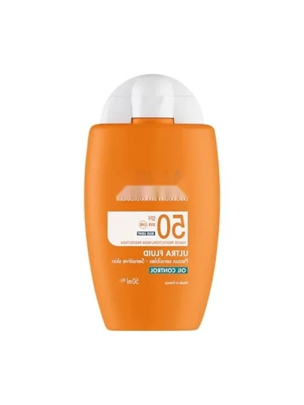 Yağlı Ciltler için Ultra Fluid Güneş Kremi SPF 50, 50 ml ürün görseli 1