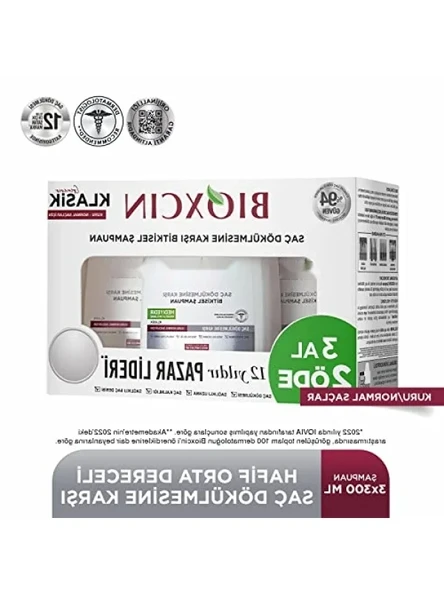 Saç Dökülmesine Karşı Şampuan 3x300 ml - Bitkisel - Resim 2