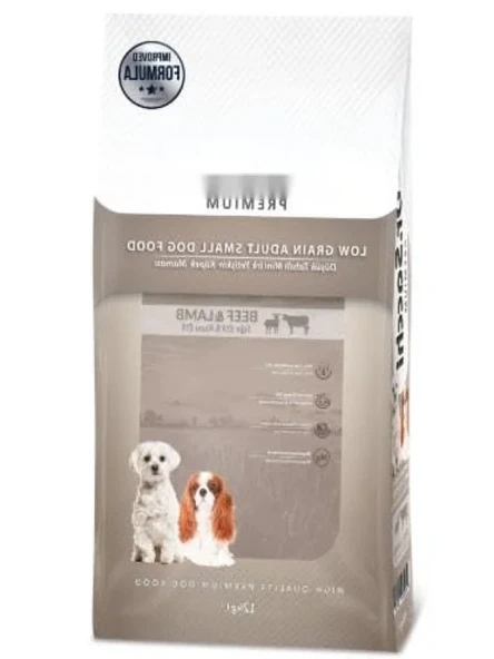 Düşük Tahıllı Sığır ve Kuzu Etli Mini Irk Yetişkin Köpek Maması 12 kg ürün görseli 1