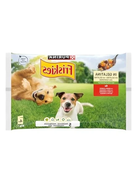 Yetişkin Köpekler İçin Sığır Etli Sebzeli Yaş Mama 85 Gram, 4 Adet ürün görseli 1