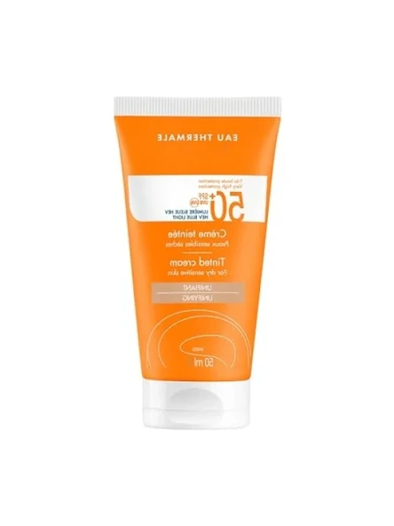 Renkli Güneş Koruma Kremi SPF 50+ - Kuru ve Hassas Ciltler İçin (50 ml) ürün görseli 1