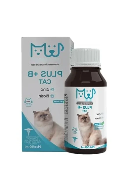 Kediler İçin Tüy ve Tırnak Sağlığını Destekleyen Multivitamin Damlası 50ML ürün görseli 1