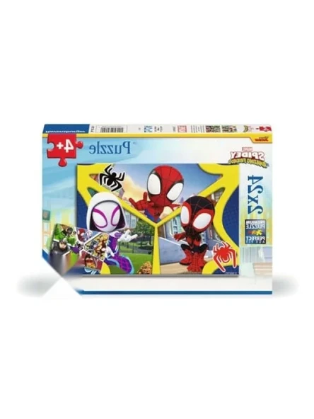 2 Adet 24 Parça Spidey Temalı Çocuk Bulmacası ürün görseli 1