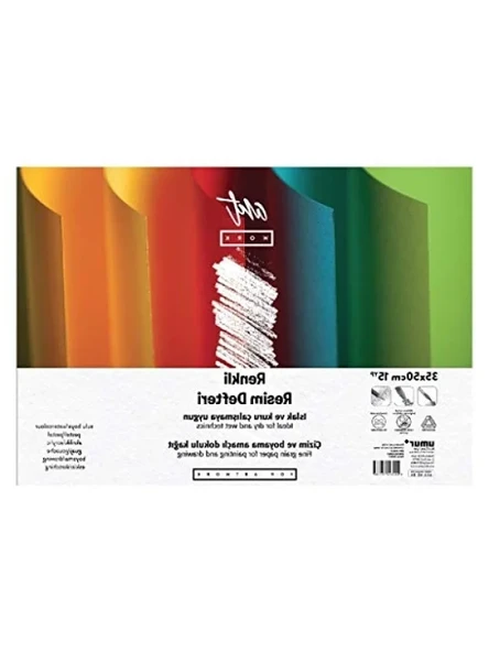 Renkli Resim Defteri 160 gr, 35 x 50 cm, 12/3 Yaprak ürün görseli 1