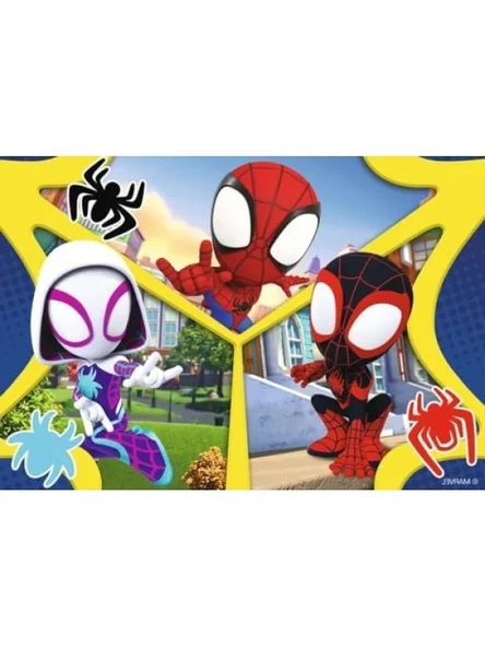 2 Adet 24 Parça Spidey Temalı Çocuk Bulmacası - Resim 3