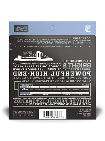 5 Telli Bas Gitar Tel Seti (XL, 45-130) - Resim 2