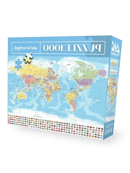 1000 Parça Dünya Haritası Puzzle ürün görseli 1