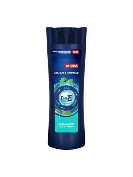 3'ü 1 Arada Ferahlatıcı Saç ve Vücut Temizleme Ürünü, 350 ml ürün görseli 1