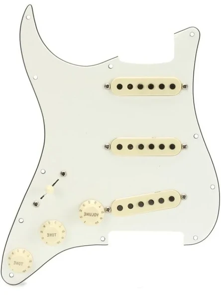 Tex-Mex Manyetiklerle Donatılmış Beyaz Pickguard ürün görseli 1