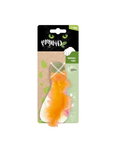 Işıldayan Firefly Catnipli Kedi Oyuncağı - Portakal Renk ürün görseli 1