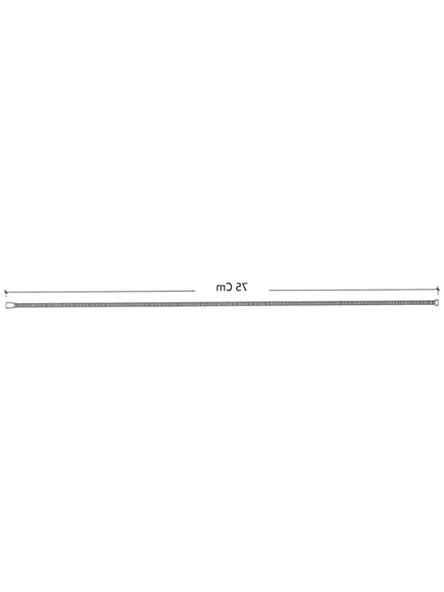 Banyo Tepe Duş Seti, Kısa Hortum, 75 cm, Krom - Resim 2