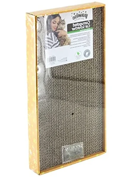 Dikdörtgen Kedi Tırmalama Tahtası - 48 cm, Kaliteli Malzeme ürün görseli 1
