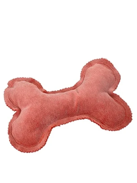 Elyaf Dolgulu Kumaş Köpek Kemik Oyuncak, 20 cm x 13 cm ürün görseli 1